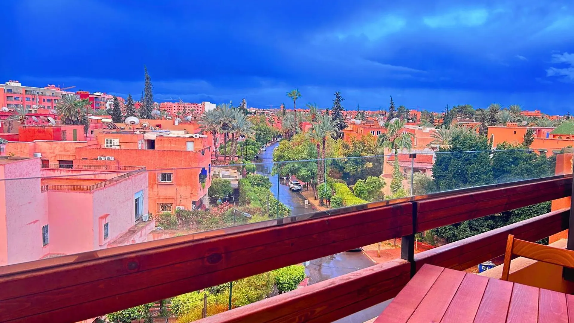 Le Cosy De Gueliz Avec Piscine Et Belle Vue Apartment Marrakesh